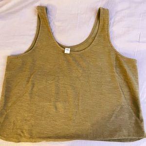 Green tank top
